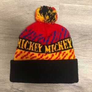 Vintage Disney Kid's Winter Hat Ski Cap Mickey Mouse Mickey's Stuff for Kids